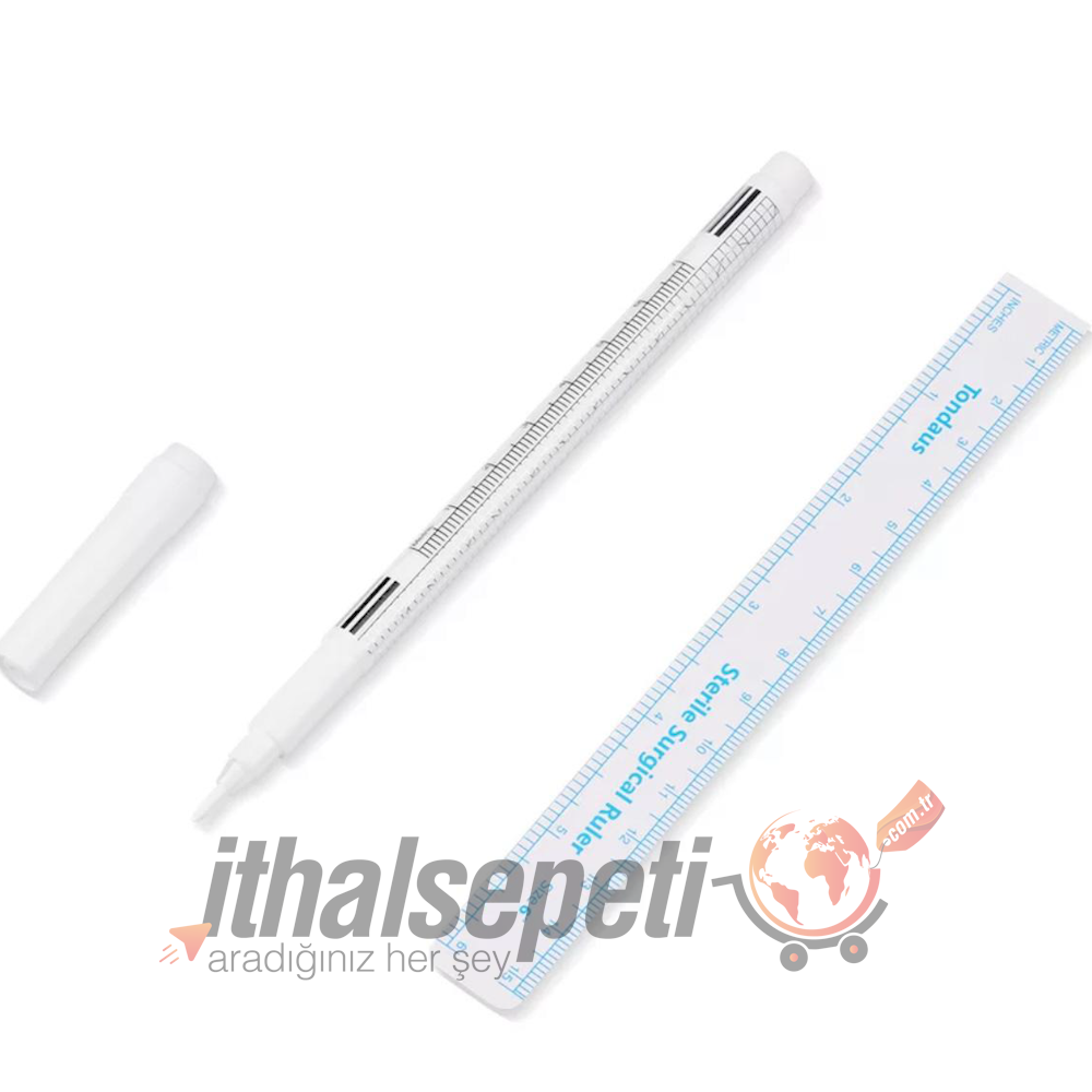 Kalıcı Makyaj Microblading Steril Tek Taraflı Beyaz Tasarım Kalemi